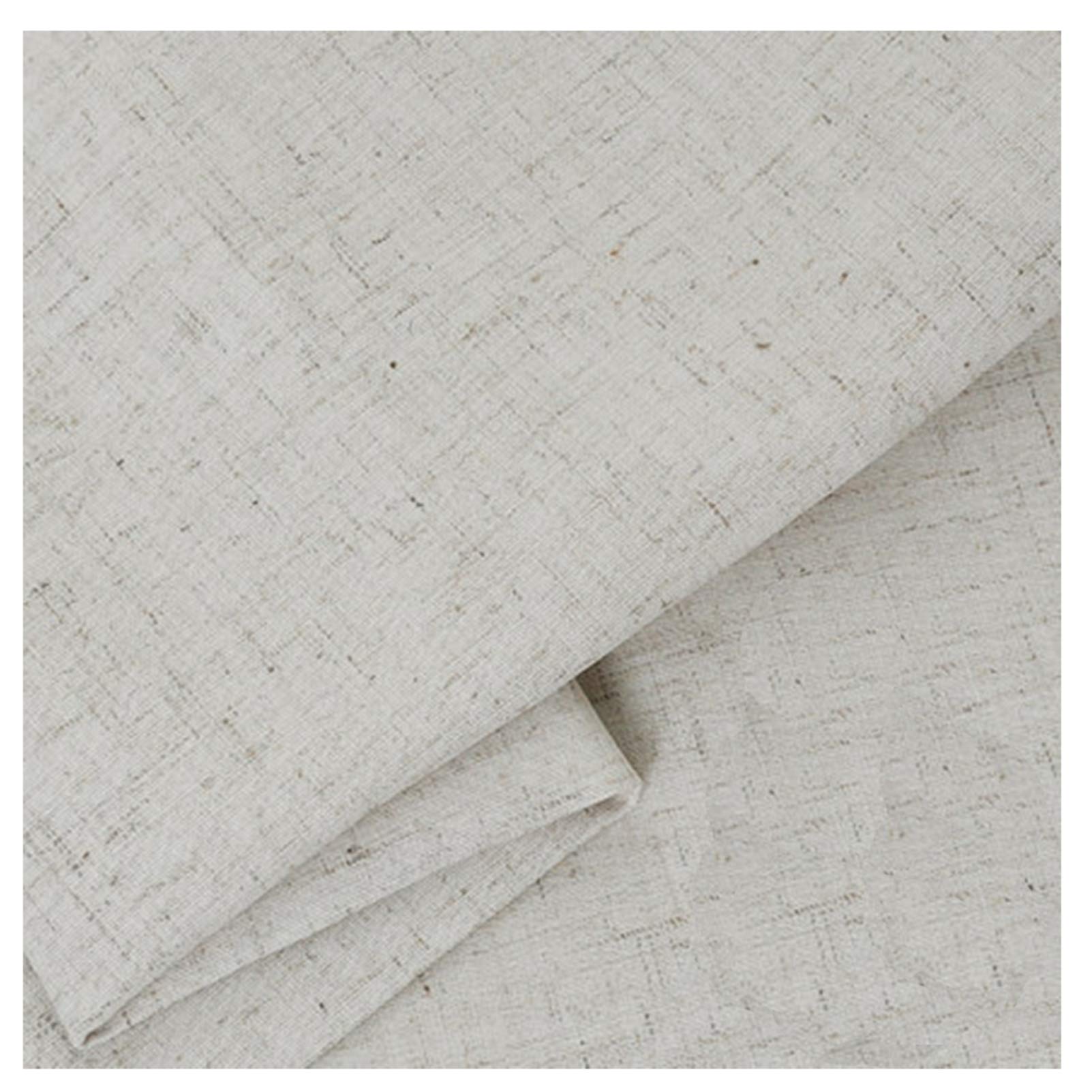 Tissu aspect lin naturel pour relooker votre salon et coudre vos vêtements d'été