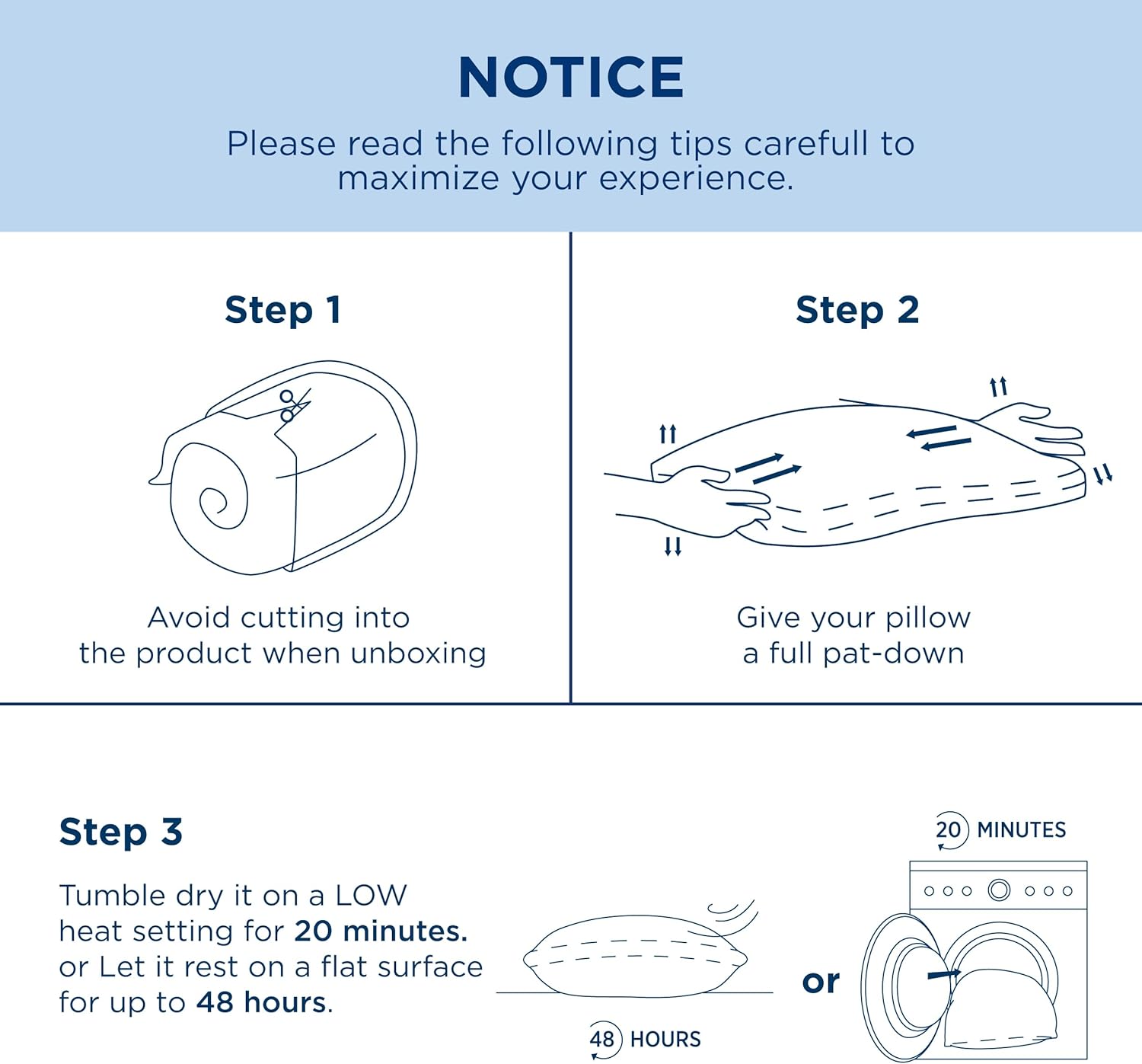 Bedsure Cooling Bed Pillows for Sleeping, Shredded Memory Foam King Pillows, Set of 2, Luxury Cover Made of Rayon Derived from Bamboo, Adjustable Firmness for Side, Back, Stomach, and Hot Sleepers - Image 8