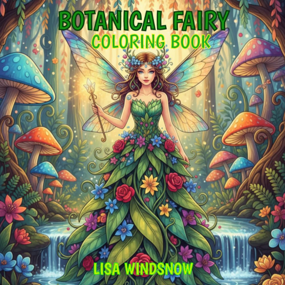 BOTANICAL FAIRY: COLORING BOOK (MYTHIC FANTASY)