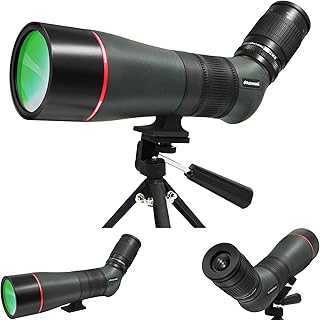 Astromania 16-48x65AE 45 Degree Angled Spotting Scope with Tripod, Carry Bag, Scope for Target Shooting Bird Watching Hunting Wildlife