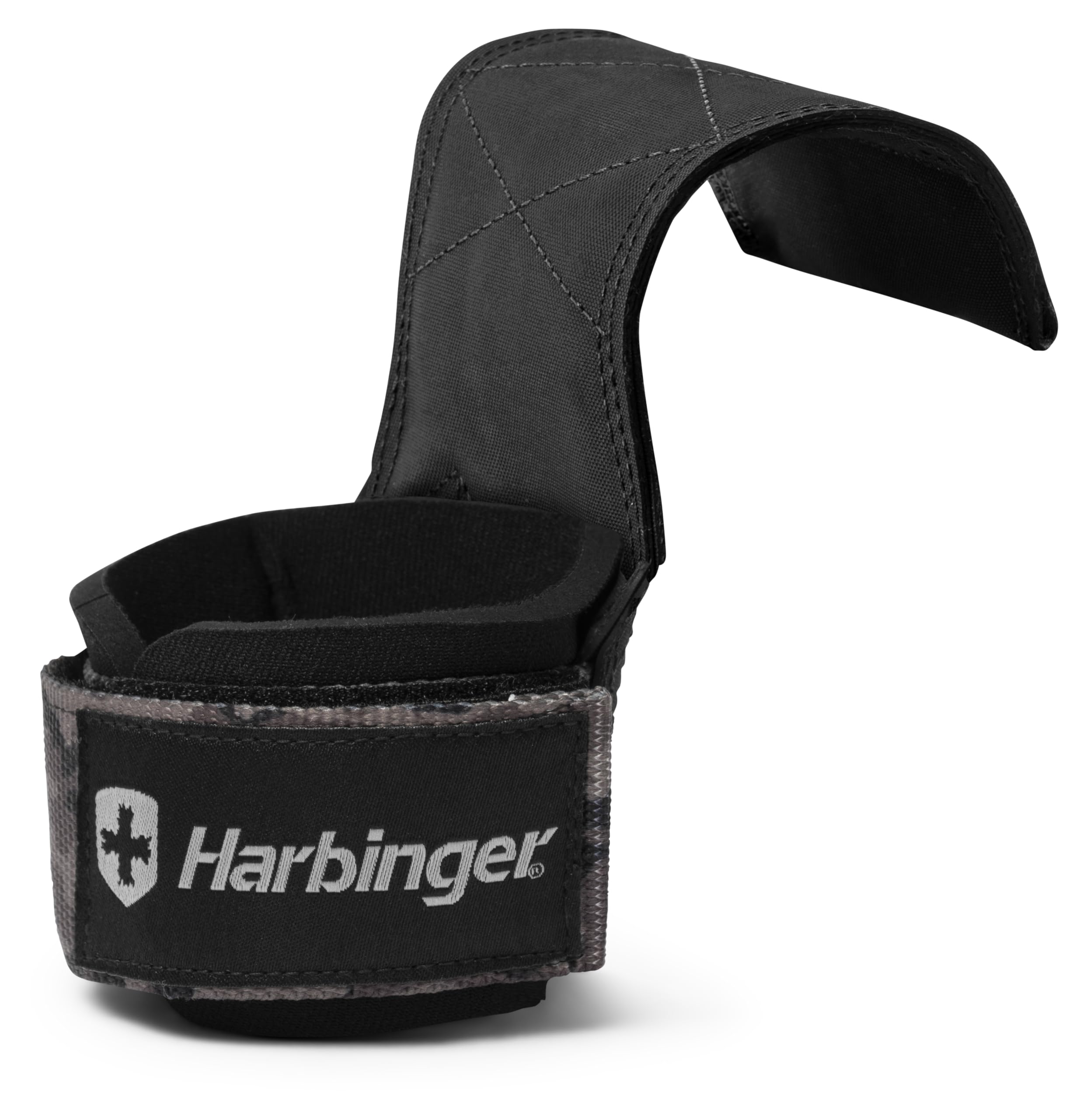 Harbinger Pro Lifting Grips | Cinghie di sollevamento premium | Presa e supporto per il polso migliorati | Materiale antiscivolo in poliuretano | Design specifico per destra/sinistra