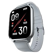 Fire-Boltt Ninja 3 Smartwatch Full Touch 1.69 ” & 60 Sports Modes with IP68, Sp02 Tracking, Over 100 Cloud based watch faces ( Silver )