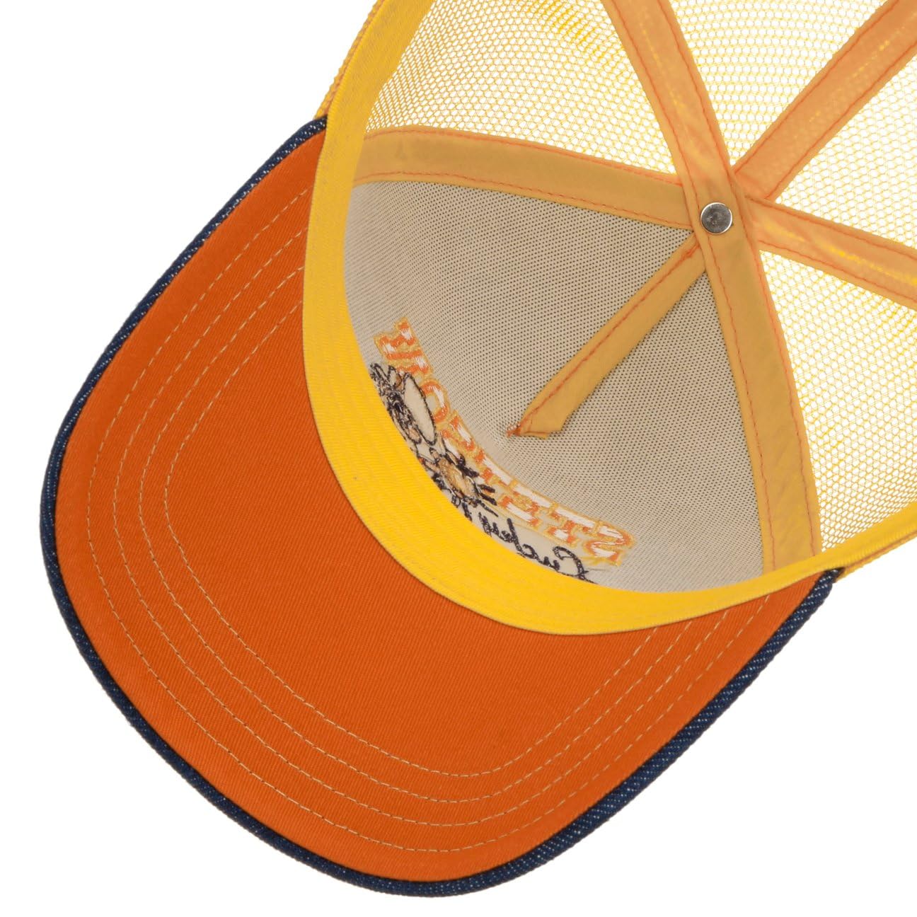 Stetson SOMBREROSHOP Lucky Miners Gorra Trucker Estilo Western Bordado Malla Hombre Todo el ano