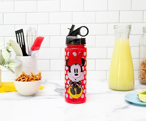 Miniatura 4 de Silver Buffalo Disney Minnie Mouse - Botella de agua Tritan, 20 onzas, 1 unidad (paquete de 1)
