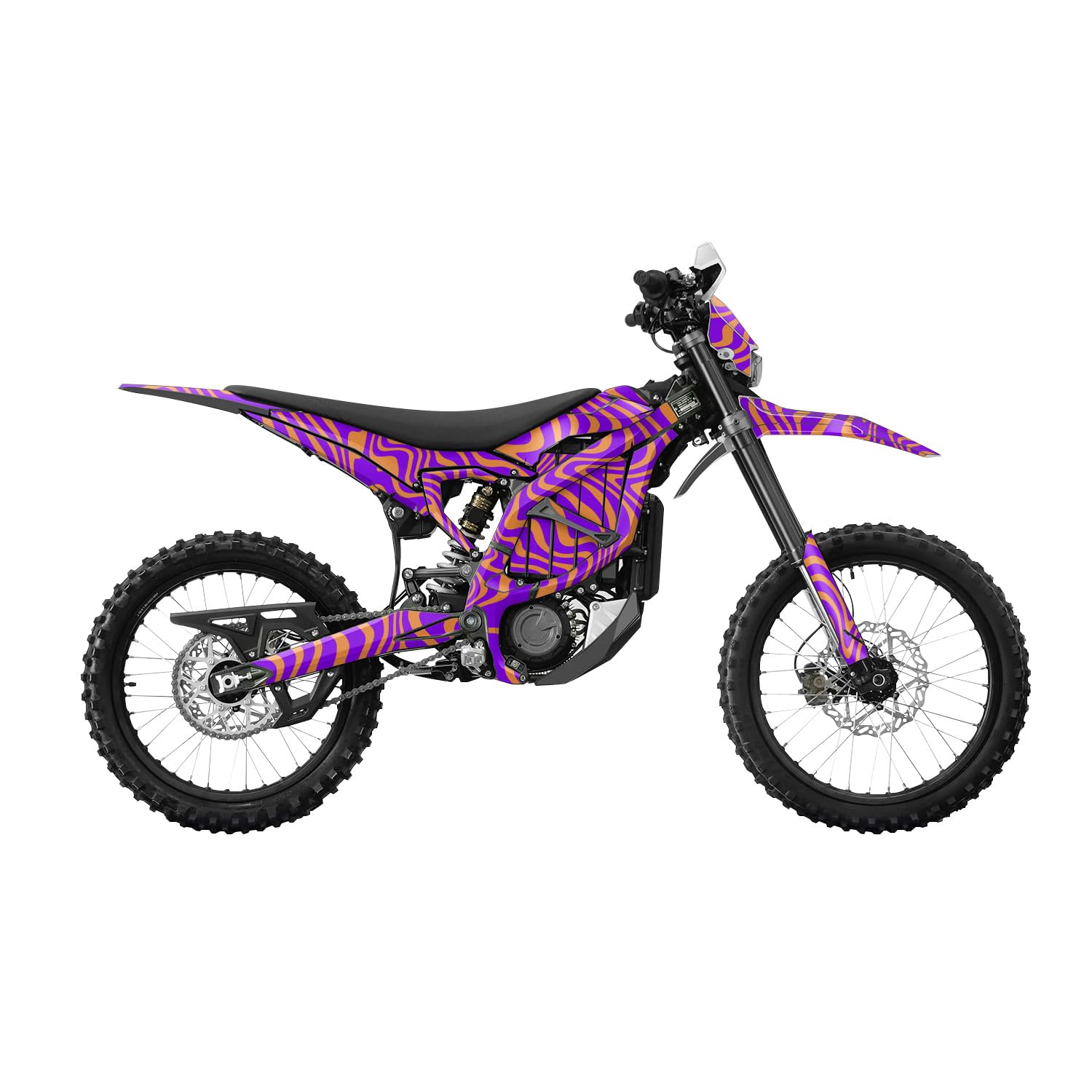 Surron Ultra Bee Graphics Kit Wrap - Jitter Zebra - Sur-Ron Skin - Premium 3M Vinyl Protective Wrap Decal Cover - Easy to Apply | Crafted in The USA by MightySkins