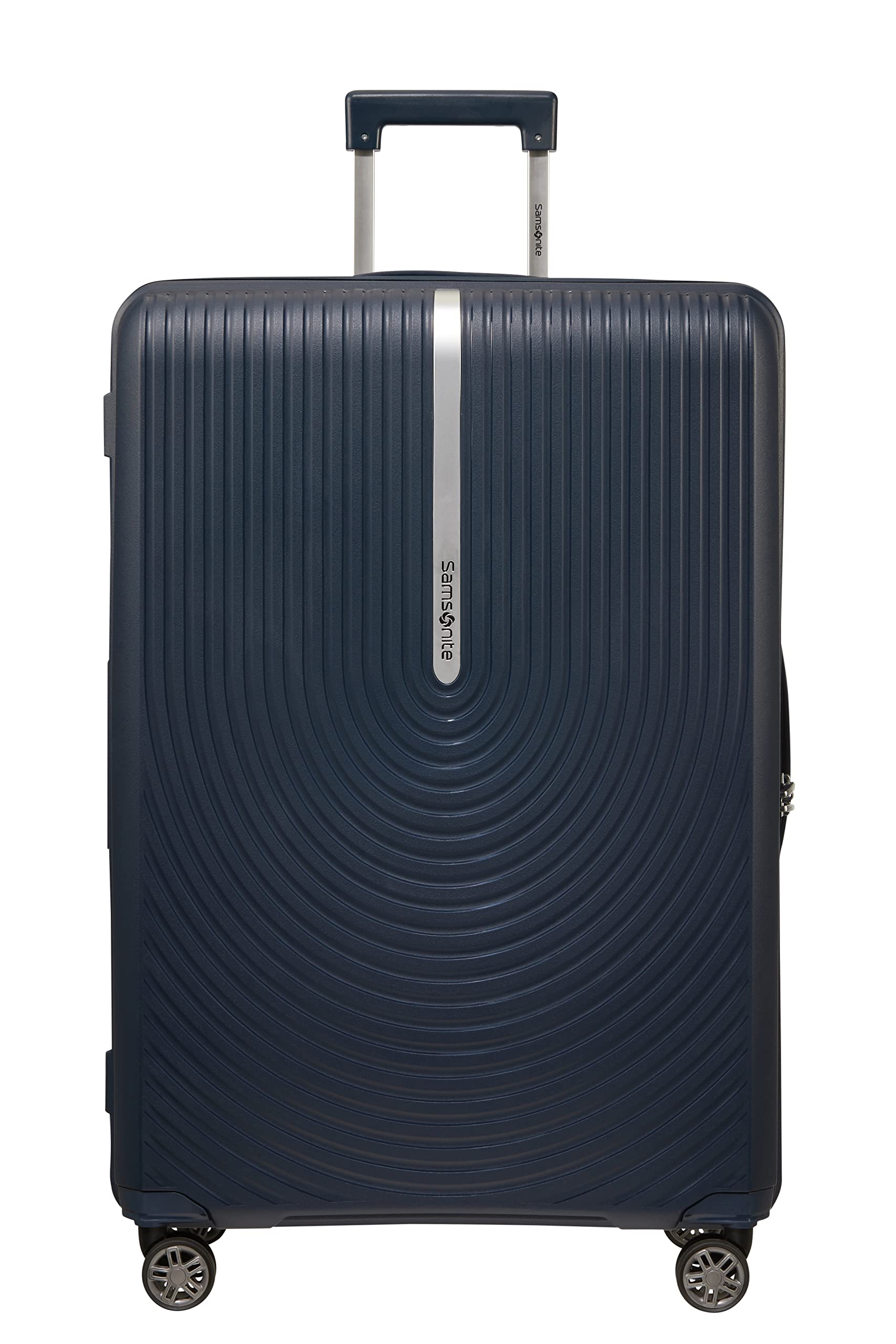 Samsonite Trolley Bag for Travel for Men Women | Hi-Fi 75 cms Polyester Hardsided Check-in Trolley Bag | Travel Bag for Luggage | Suitcase for Travel Bag for Luggage, Dark Blue