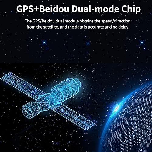 Miniatura 9 de Pantalla HUD para automóvil, velocímetro GPS universal con advertencia de sobrevelocidad, alarma de conducción de fatiga, ojos de pantalla digital