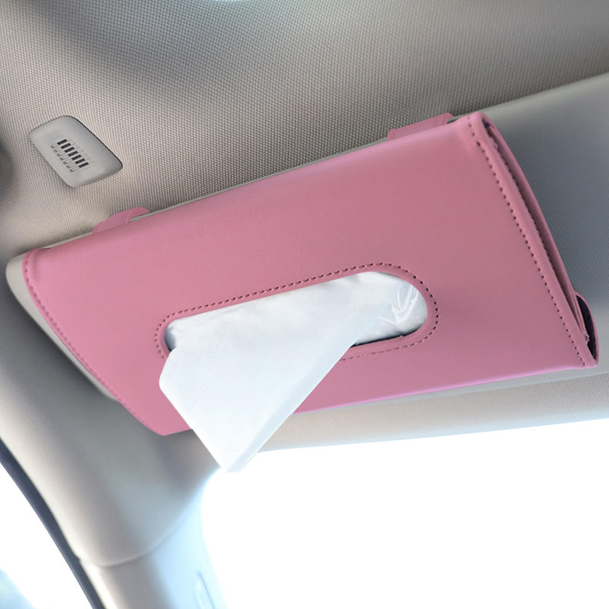 Porta Fazzoletti Per Auto Con Cristalli - Bianco, Per Visiera O Sedile, Design Elegante - Foto 10