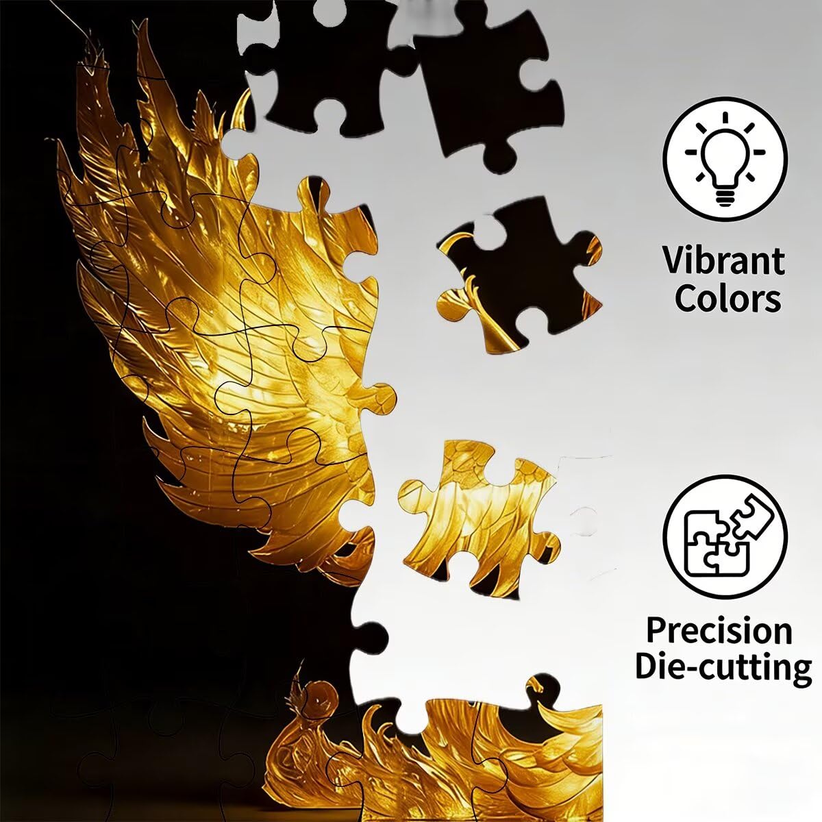 Puzzle dla dorosłych, 1500 elementów, puzzle Phoenix dla dorosłych 1500, puzzle ze zwierzętami, gra edukacyjna, wymagające gry logiczne dla całości, drewniane puzzle do dekoracji, prezenty dla kobiet