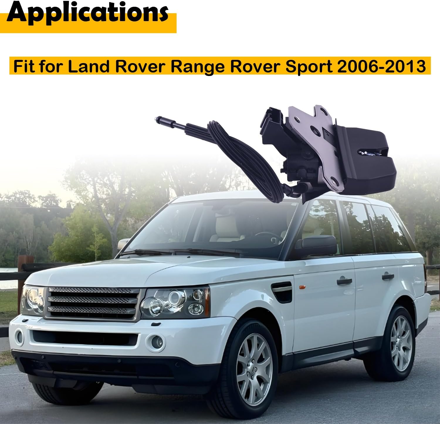 LR049494 LR030192 Rear Trunk Tailgate Lock Compatible with Land Rover Range Rover Sport 2006-2013