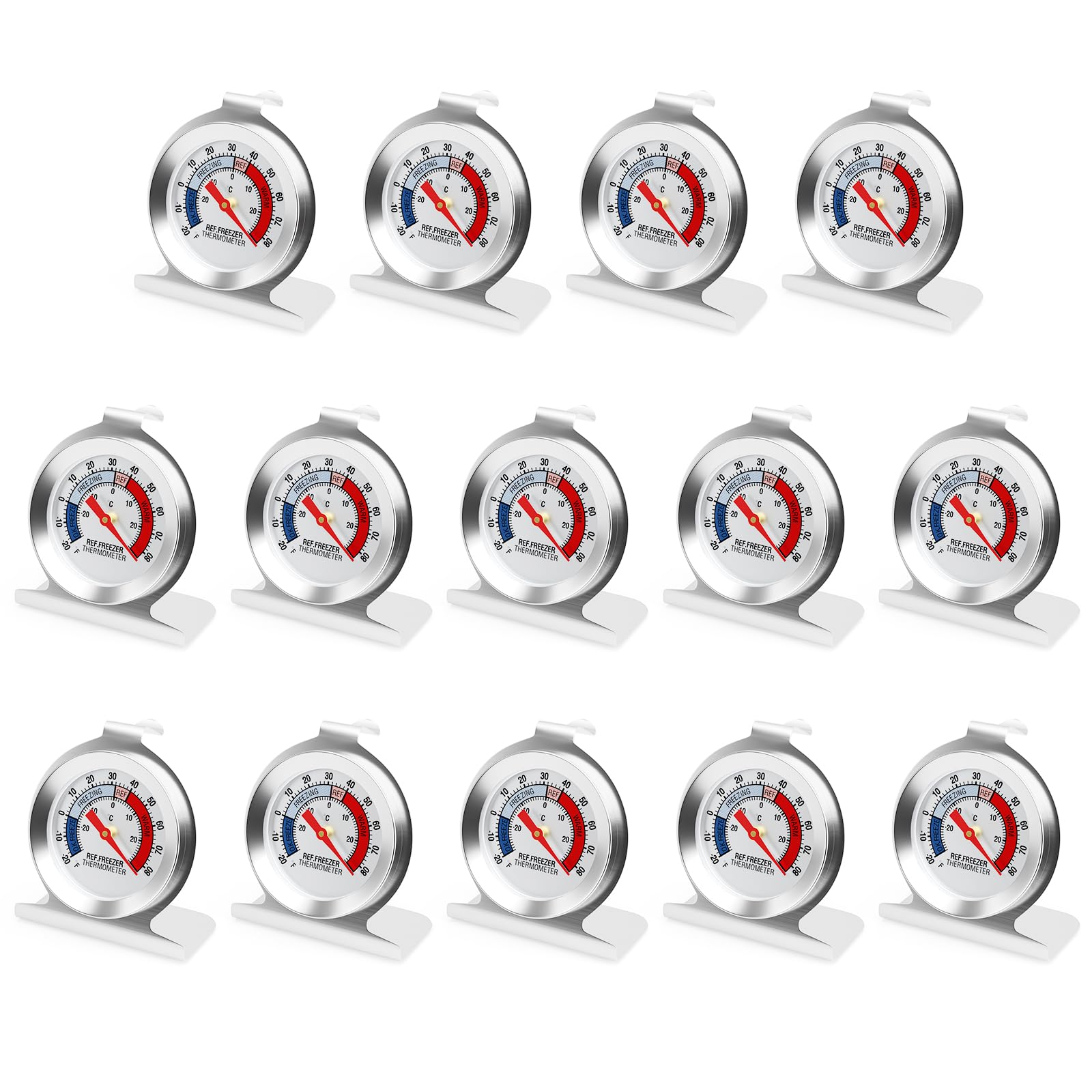 BOGERDACK 14PCS Refrigerator Thermometer, 2