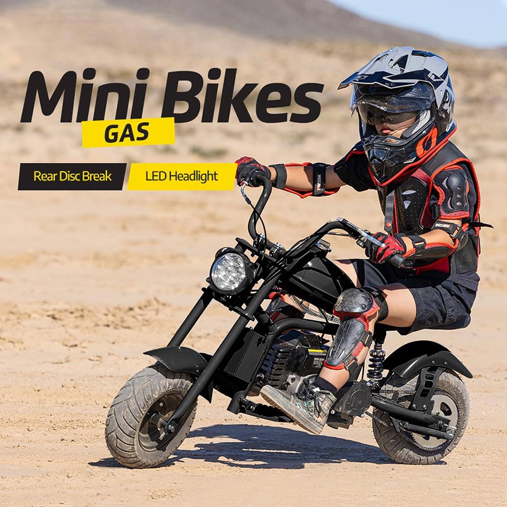 Amazon.com: HOVER HEART Gas Mini Chopper Bike, DB003 Model 49.4 CC