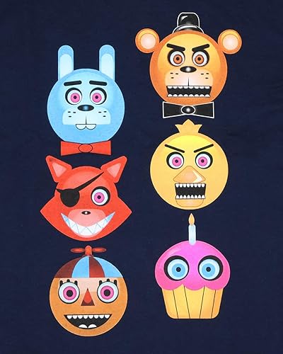 Miniatura 4 de Five Nights at Freddys Freddy Fazbear Glow in The Dark Camiseta de niño