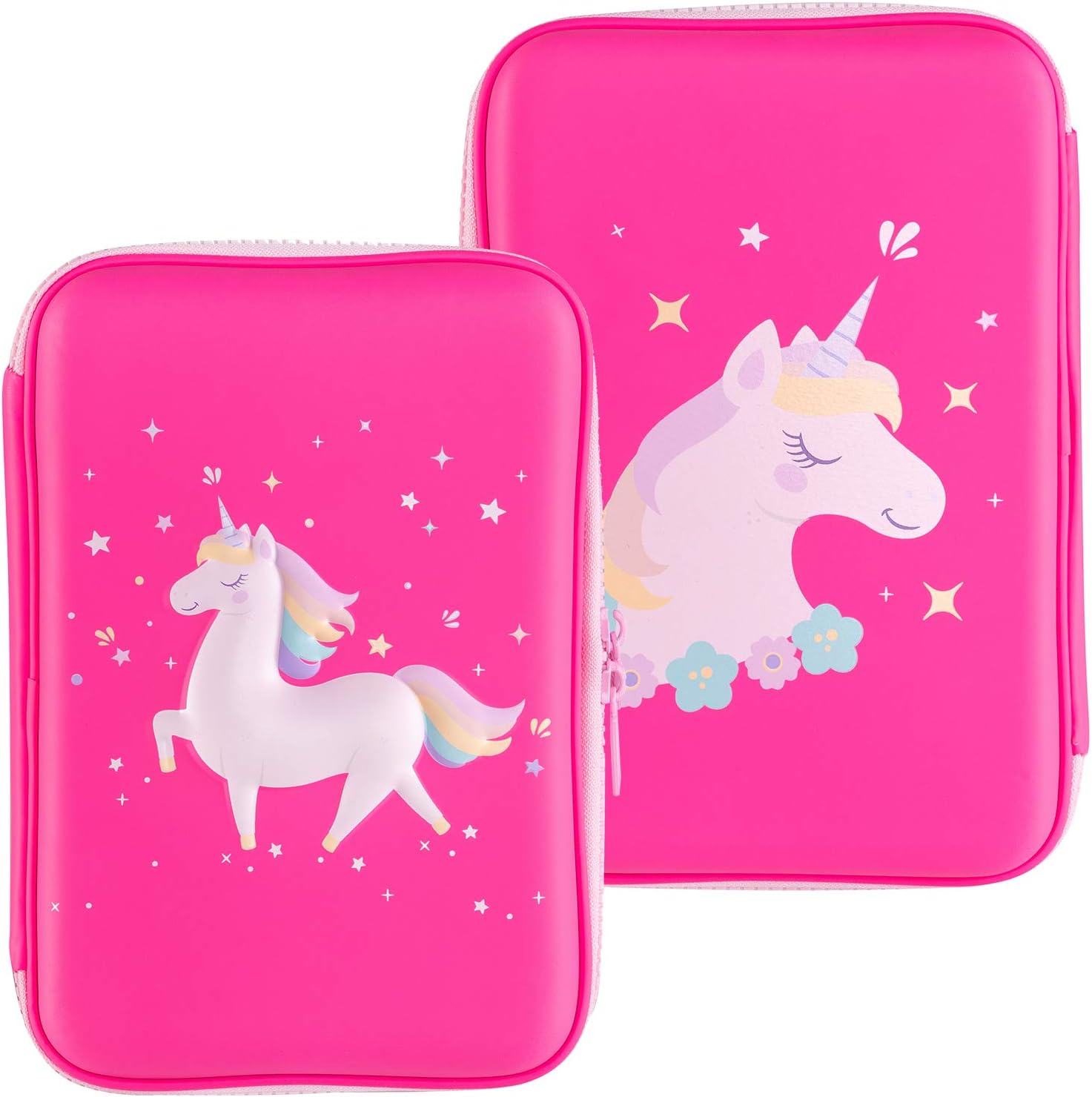 Unicorn Pencil Case-Pink