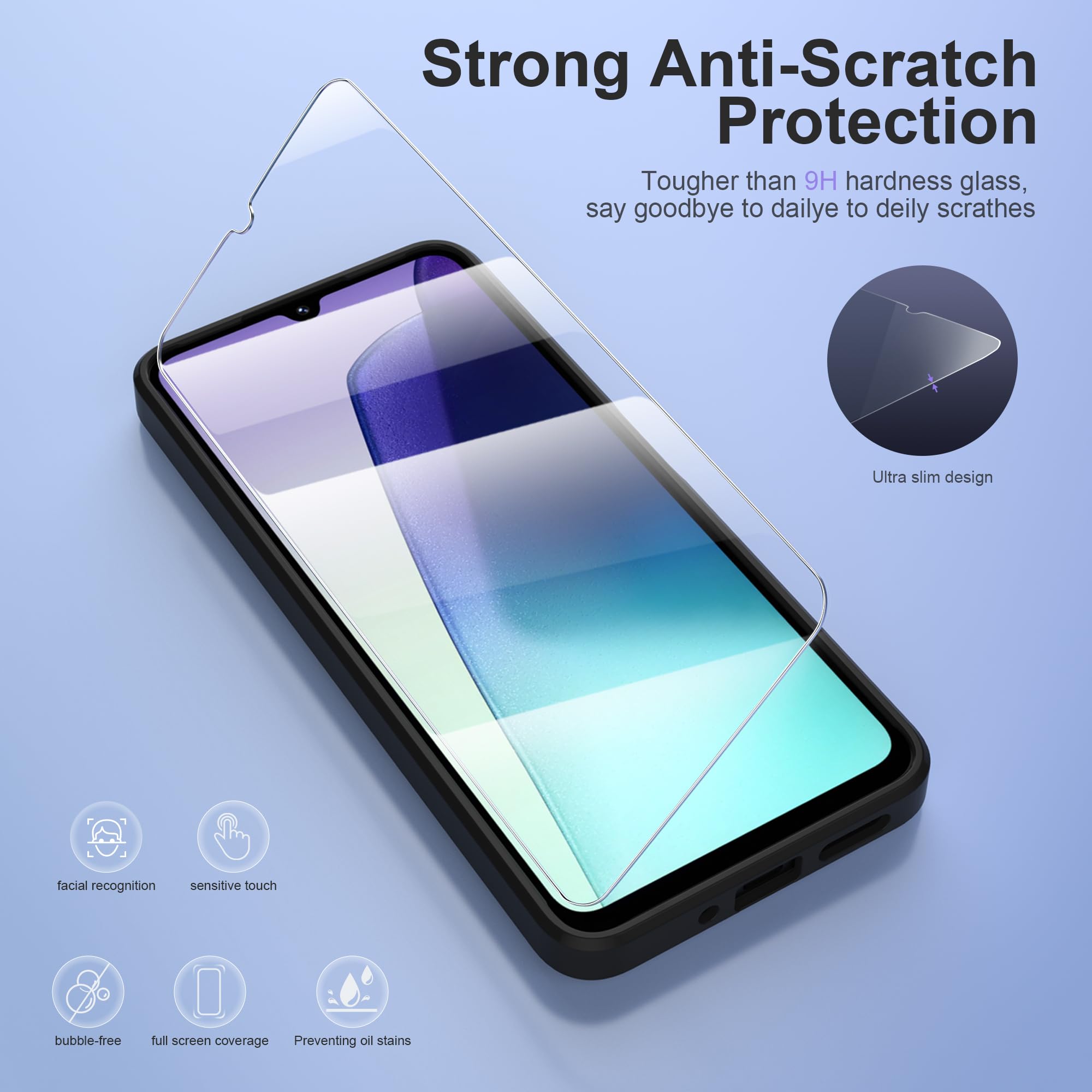 Namenand for Xiaomi Redmi 14C 4G Phone Case, with 1 Pack Tempered Screen Protector, Camera Lens Full Protection - Image 2