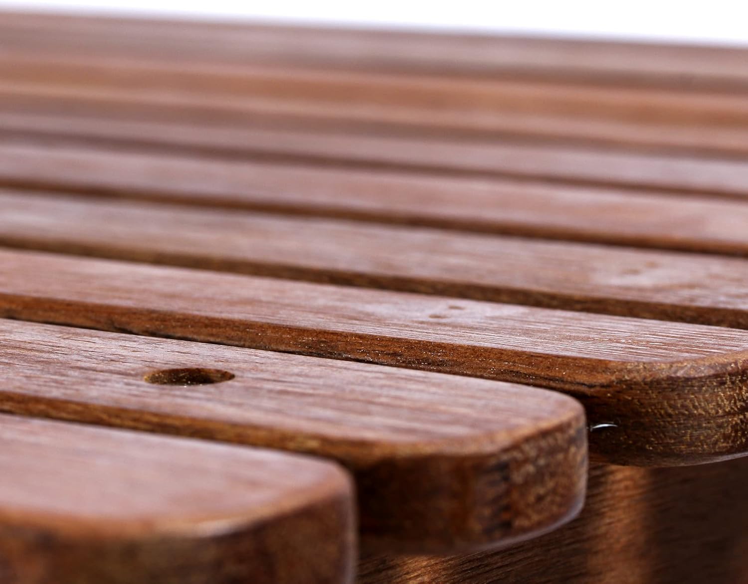 BYER OF MAINE - Pangean Folding Wooden Table, Hardwood Portable Table for Deck, or Camping, Use Indoors or Outdoors - 18" H x 16" W x 16" D