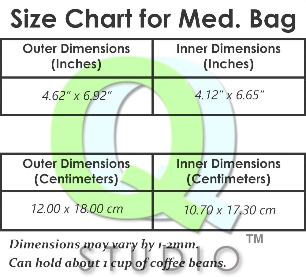 QQ Studio 100 PCS Kraft Mylar Inside Foil Open Top Sealable Bags (12x18cm(4.7x7"), 100x Kraft)