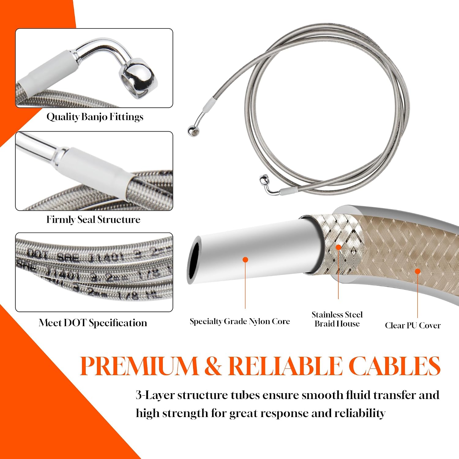 PRE-WIRED 16" Rise Road Glide Handlebars with Cable Kit Meathook Ape Hangers 1.25" Fat Bar for Harley 2021-2023 Road Glide Custom/Standard/Ultra/Limited/Special with ABS Models, Chrome
