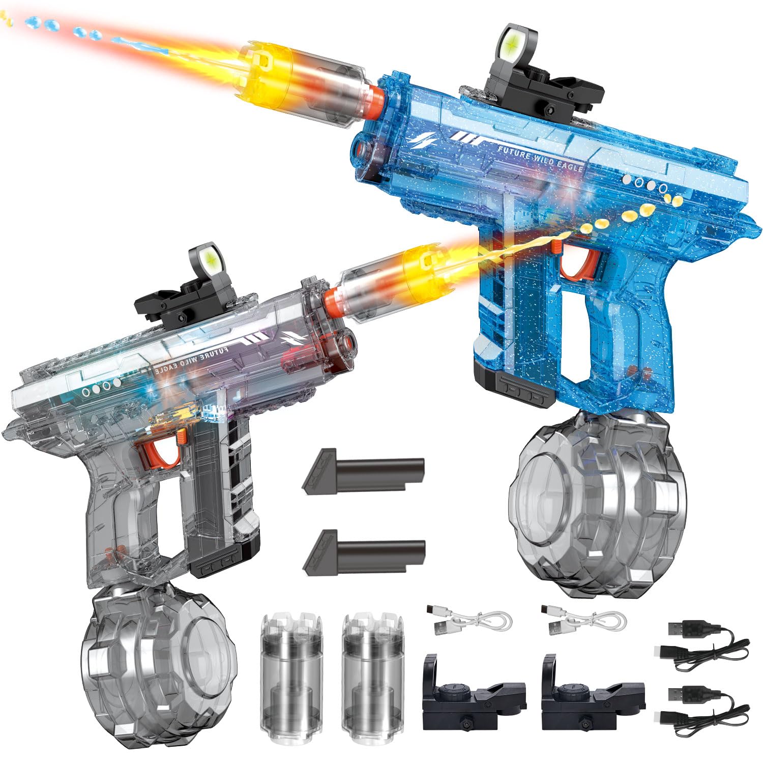 nicojoy 2 Pack Light-Up Blaster