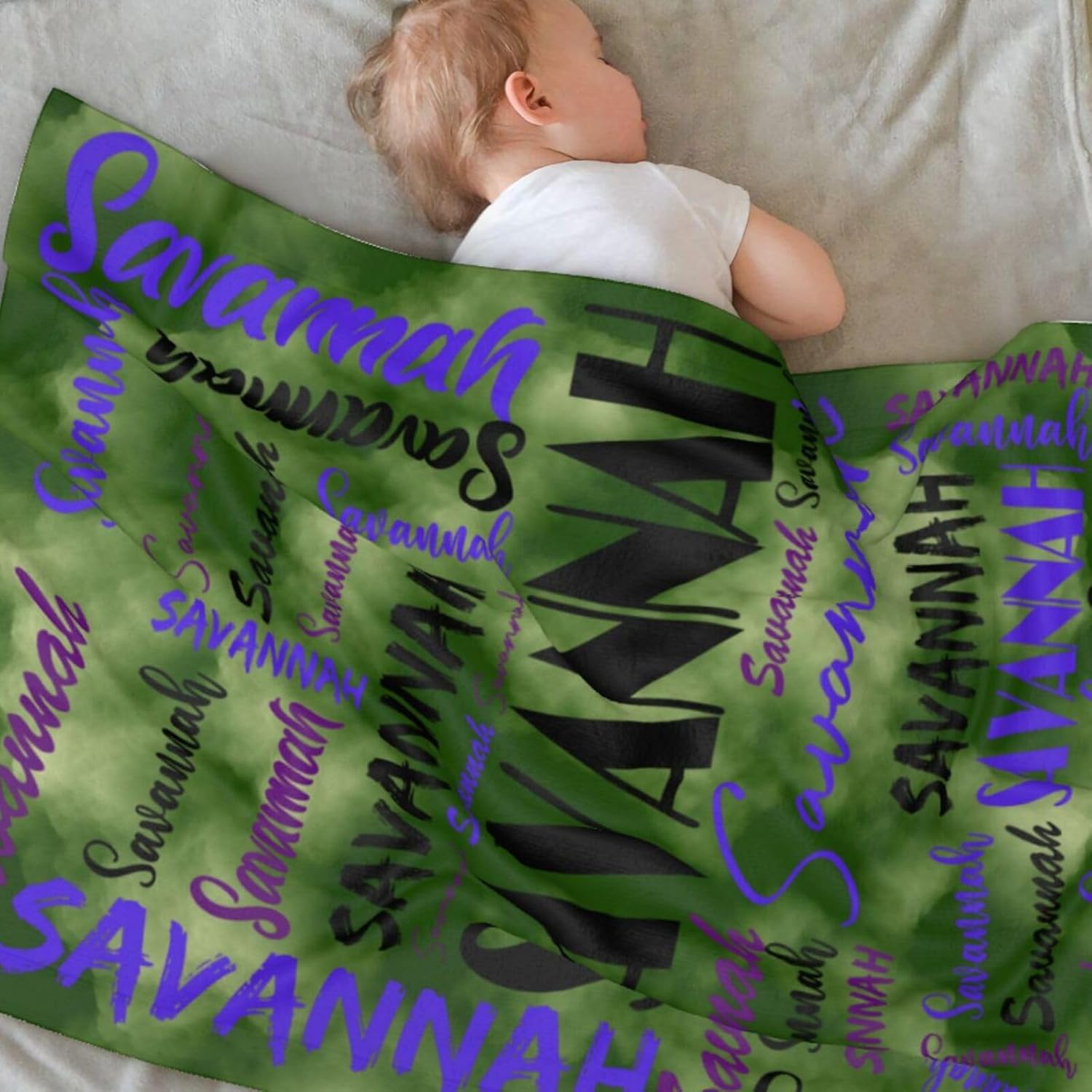Custom Blankets with Name Personalized Blanket for Kids Personalized Baby Kids Adults Blanket Customized Name Blankets and Throws Unique Personalized Birthday Gifts for Boys&Girls