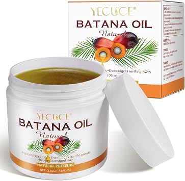 Batana Oil, for Dry Skin and Dry Hair, Miracle Oil from Honduras for Hair Growth and Moisturizes Skin, Reduce HiarLoss and Split Ends, Enhance Strength, for Men & Women - 4.2 OZ