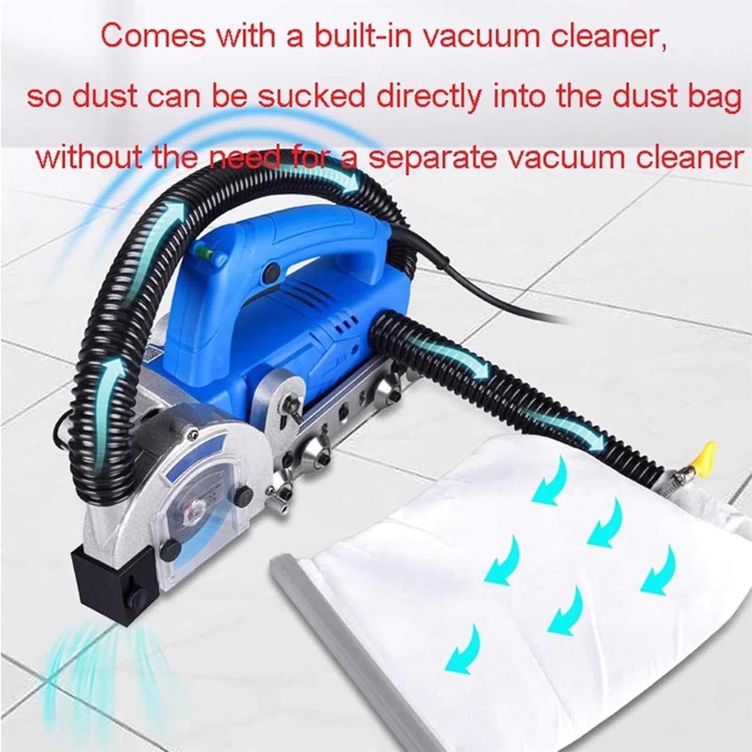 Máquina eléctrica de 1200 W para quitar lechada de azulejos, herramienta de limpieza de suelos de cerámica con 3 velocidades variables para eliminar lechada vieja y cemento en reparación de azulejos