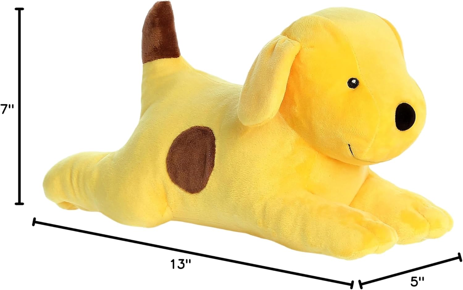 Aurora® Playful Spot™ Stuffed Animal - Childhood Nostalgia - Lasting Companionship - Yellow 13 Inches