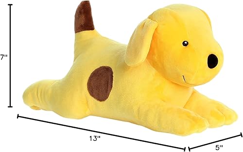 Miniatura 5 de Aurora Playful Spot - Animal de peluche - Nostalgia infantil - Compañerismo duradero - Amarillo 13 pulgadas