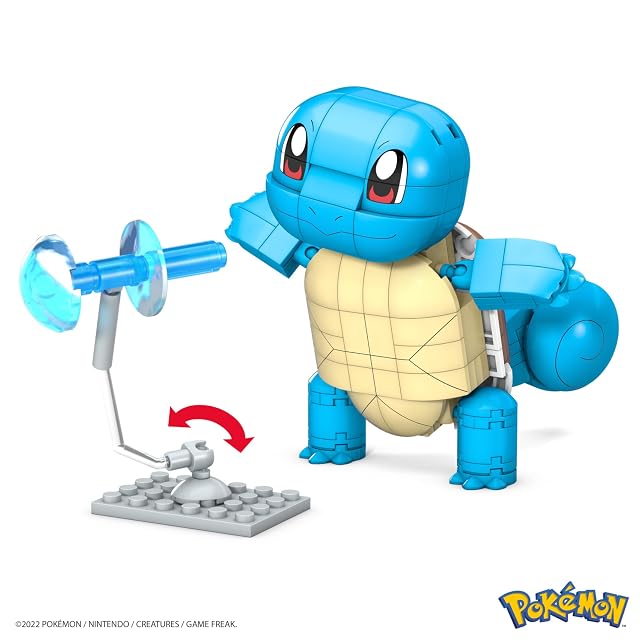 Foto 4 de 6 de MEGA Construx Pokémon Construye y muestra Squirtle Figura de 180 bloques de construcción de juguete…