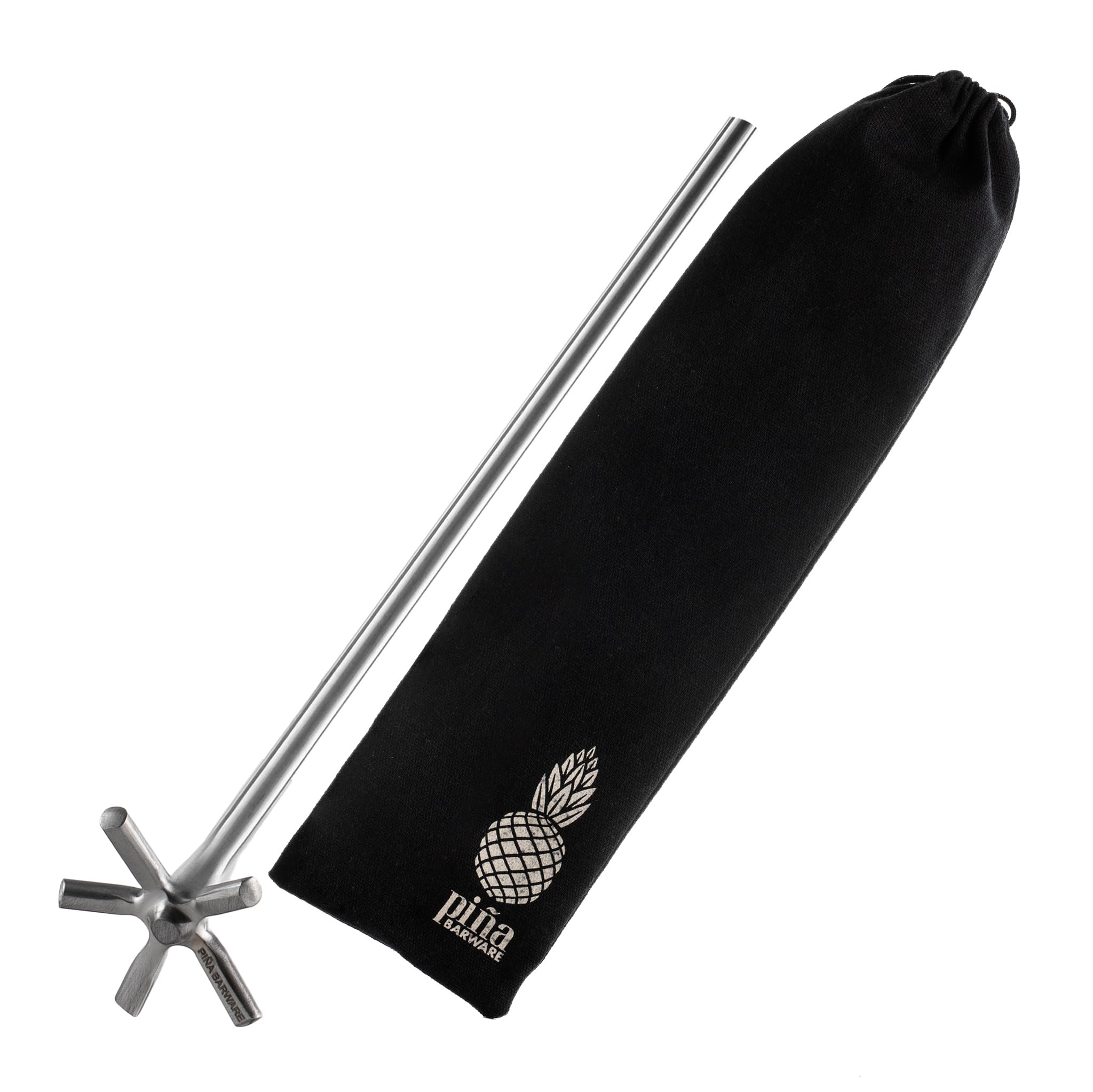 Amazon.com | Piña Barware Swizzle Stick Stirrer - Stainless Steel