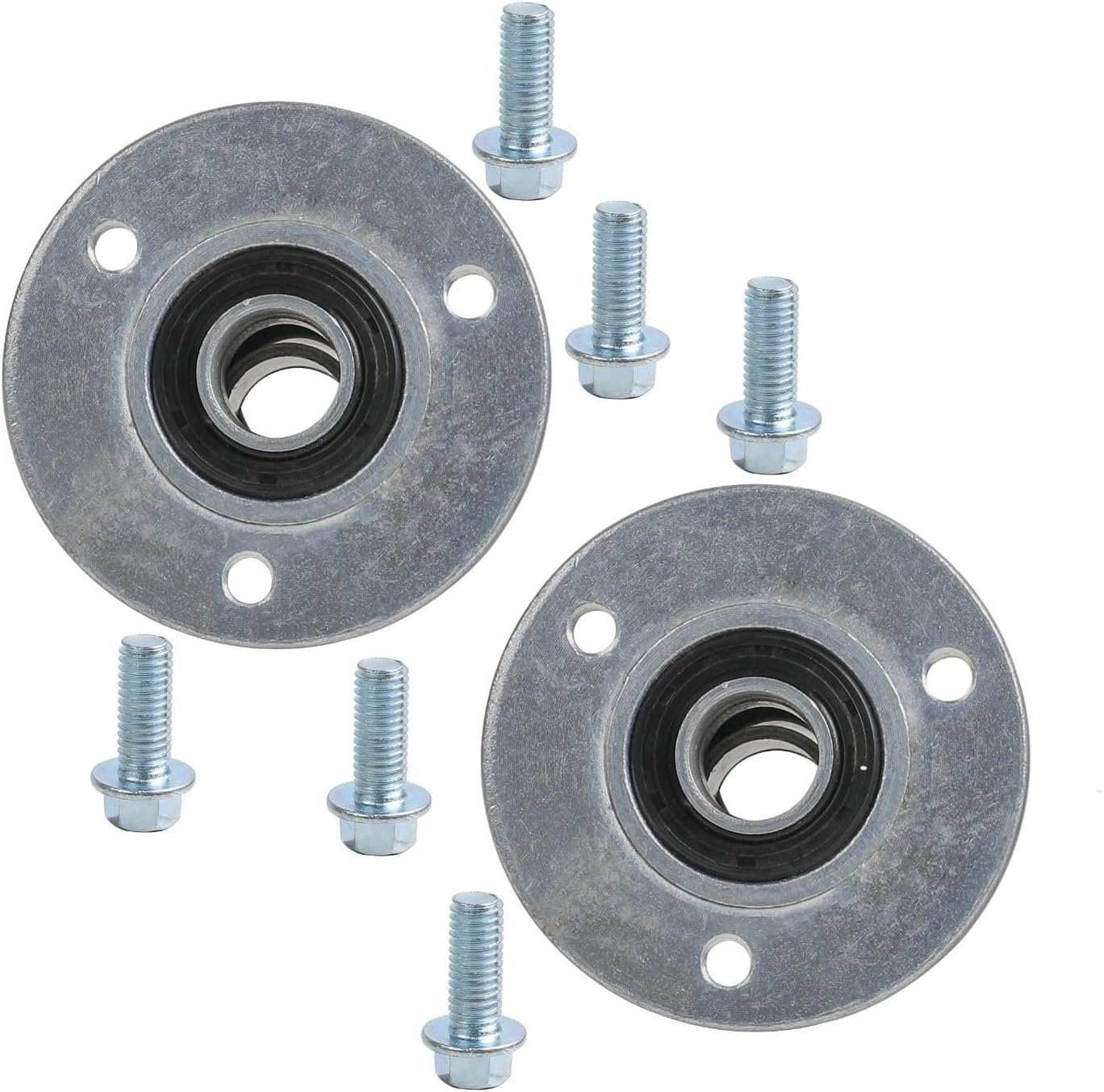 Ront Wheel Hubs 17mm 3 Stud Front Wheel Hub for Go Kart Drift Trike ATV Quad Buggy(Hub+Steering Spindle)
