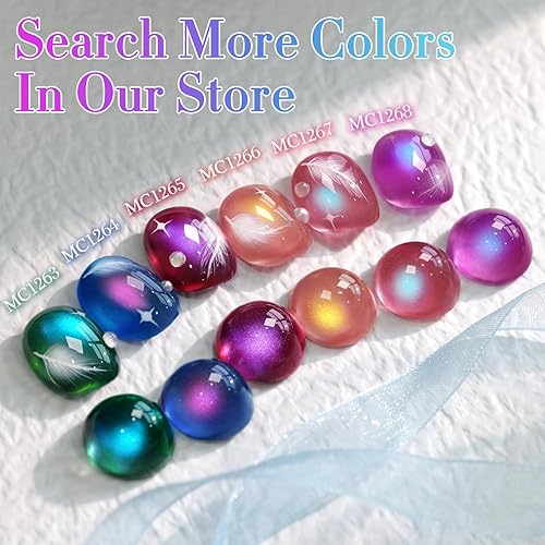 Miniatura 9 de Double Rhythm Esmalte de uñas en gel de 0.5 onzas líquidas, color verde menta, esmalte de gel que se absorbe con luz LED UV, manicura para sala de