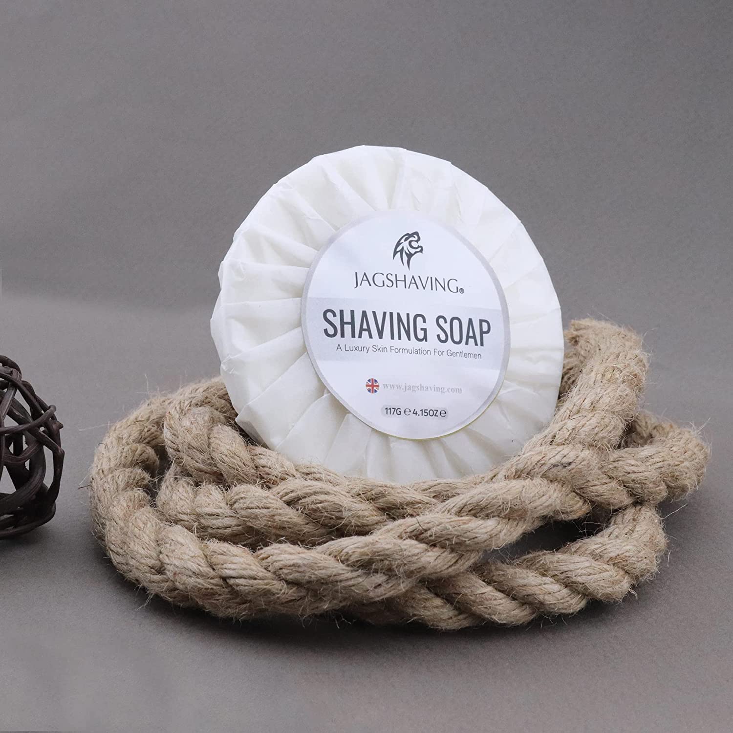Jag Shaving Zestaw do golenia – 6-częściowy zestaw pędzli do golenia – zestaw noży do golenia – pędzel do golenia z włosia borsuka – golarka do cięcia – mydło do golenia – miska do golenia – pokrywka – pasek – pasek skórzany – zestaw do golenia