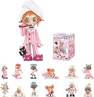 Vista 1 de POP MART Lil Peach Riot Sleepover Series Cajas Ciegas de Figuras, Figuras de Acción de Diseño Aleatorio, Juguetes Coleccionables para Decoración