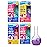 Mr. Bubble Kids Original Bath Bomb Potions - Colorful Fizzy Fun - Cool Foam and Bubble Science Beaker Bath Toys (Pack of 4)