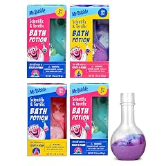 Mr Bubble Kids Original Bath Bomb Potions - Colorful Fizzy Fun - Cool Foam and Bubble Science Beaker