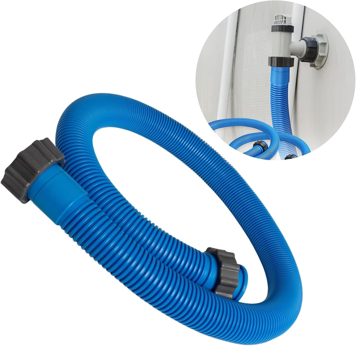 Essential 1.5" Diameter Pool Hose Replacement Long Accessory For 29060E Model Pool Accessory Hose