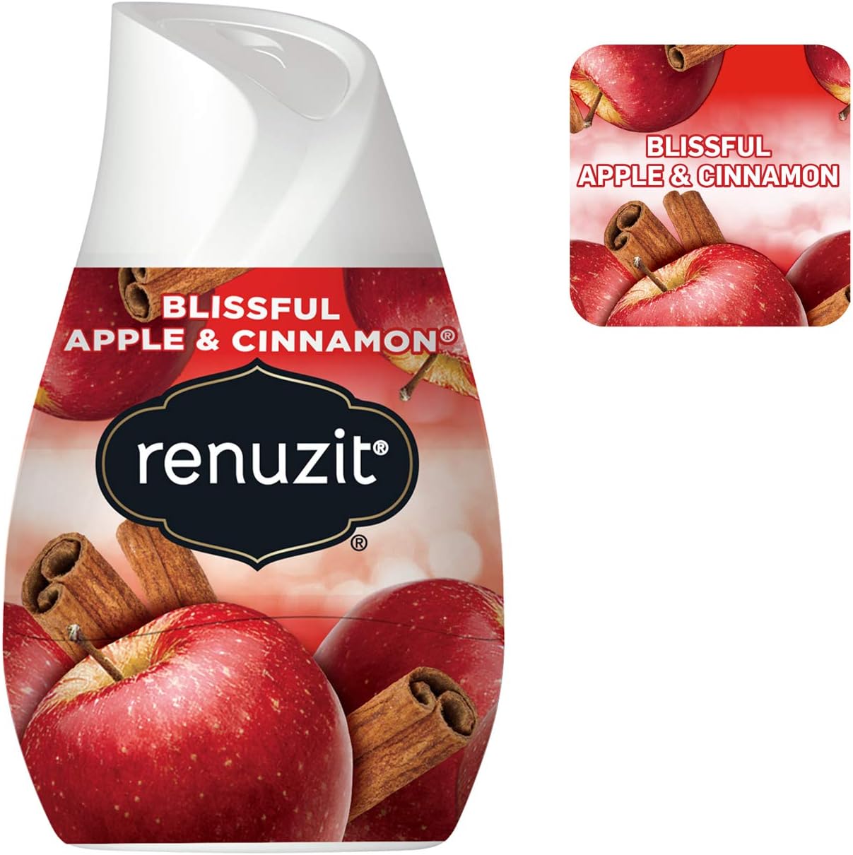 Renuzit Air Freshener, Apple and Cinnamon, 7 Ounce