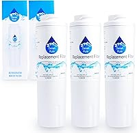 Vista 1 de KitchenAid KFCS22EVMS2 - Paquete de 3 filtros de agua de repuesto para refrigerador, compatible con el cartucho de filtro de agua KitchenAid 4396395