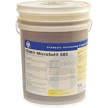 TRIM Cutting & Grinding Fluids MS685/5 MicroSol 685 High Lubricity Semisynthetic Metalworking Fluid, 5 gal Pail