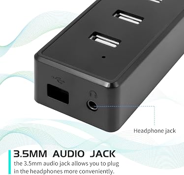 3 in 1 Computer Speaker with Microphone & USB Conference Speaker PC Microphone for Video