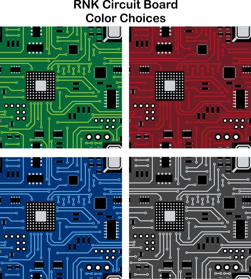 Personalized Circuit Board Makeup Bag - Large - 12.5"x7"