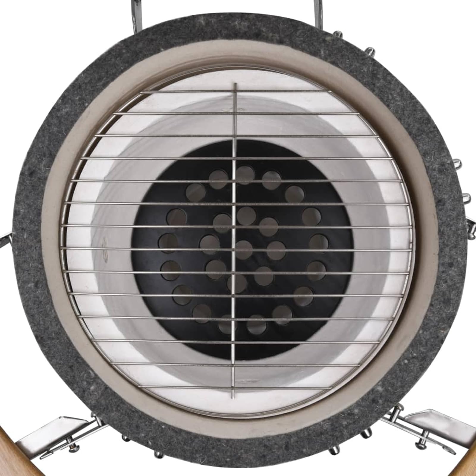 Ceramiczny grill kamado grill wędzarnia 76 cm grill zewnętrzny dla entuzjastów grillowania