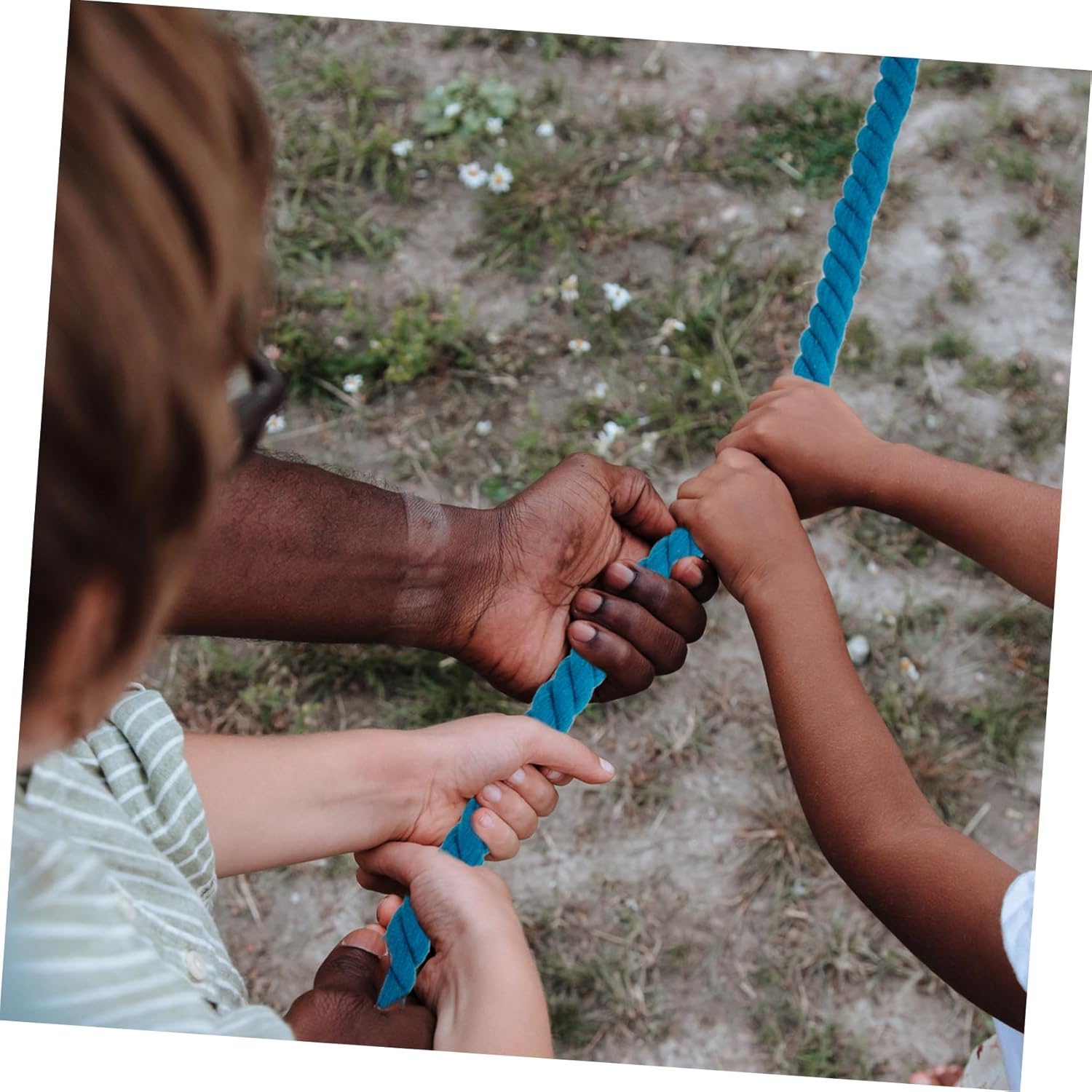 Tug of War Game Rope Large Garden Games Strand Rope Sports Tug- Triple- Strand Rope Tug of War Rope for