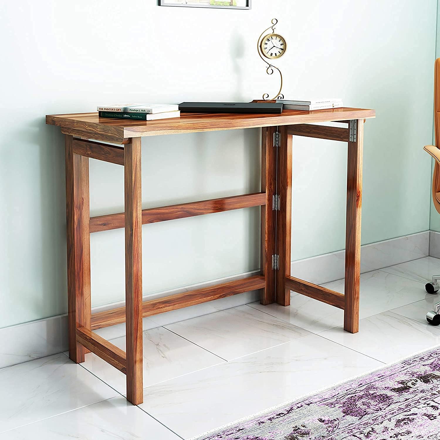 See full amazon price history chart for Aio Crafts Sheesham Wood Writing Study Desk Table for Adults | Wooden Foldable Workstation Laptop Computer Table | Folding Work from Home Table | Space Saving, Easy to Store | Teak Finish Aio Crafts Sheesham Wood Writing Study Desk Table for Adults | Wooden Foldable Workstation Laptop Computer Table | Folding Work from Home Table | Space Saving, Easy to Store | Teak Finish (B0CT95JS5W) Amazon Price History, Amazon Price Tracker