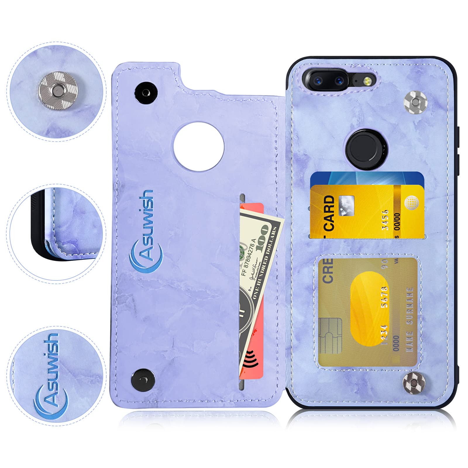 Asuwish Funda De Teléfono Para Oneplus 5T Con Protector De Pantalla De Vidrio Templado Y Accesorios De Celda De Silicona TPU Suave Oneplus5T A5010 One Plus5T 1 Plus 1+ 1+5T Mujeres