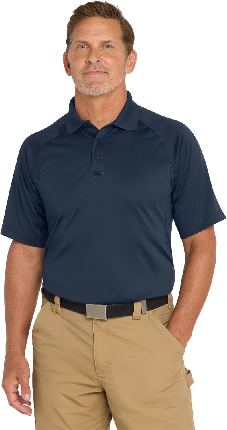 CornerStone Unisex Select Snag-Proof Tactical Polo | Short Sleeve, Casual Work Shirt for Men & Women, Mic Clips & Pen Pockets