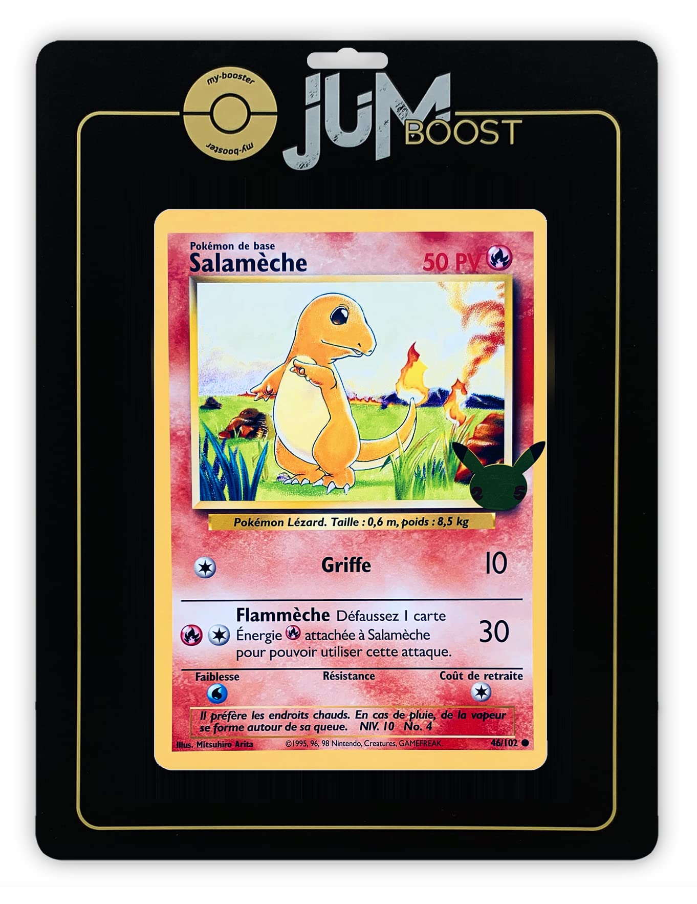 Charmander 46/102 - JUMBO - Myboost X Sword & Shield Celebration