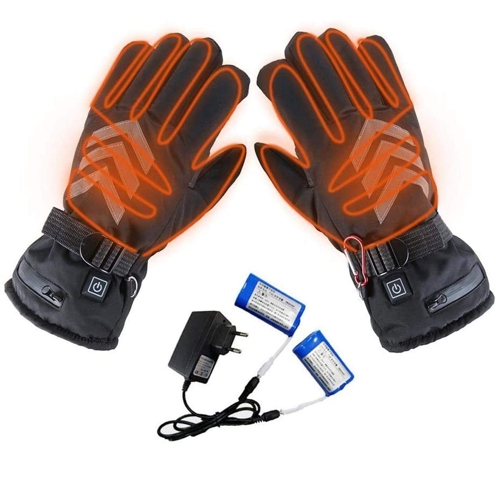 Gants Chauffants Homme Haut de Gamme Chauds Coupe-vent Tactiles