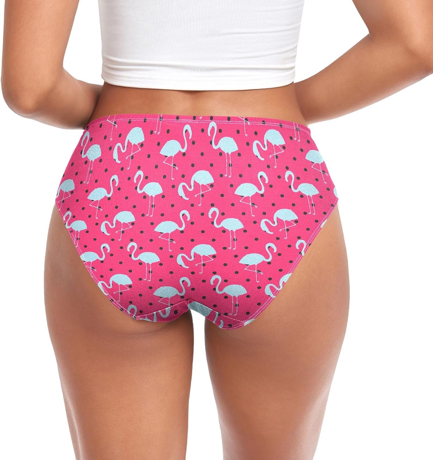CaTaKu Women’s Bikini Underwear Cute Briefs Hipster Panties for Womens Ladies Underwear Panty